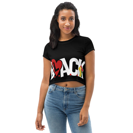 All-Over Print Crop Tee